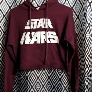 Star wars cropped hoodie